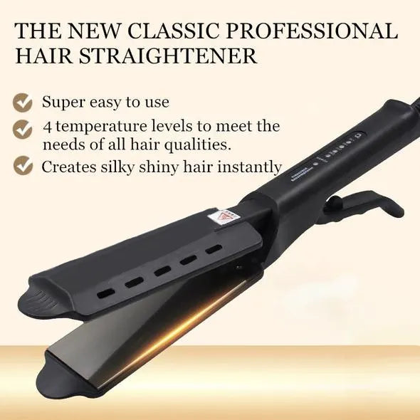 Professional Glider Ceramic Flat Iron Ultra-Thin Hair Straightener