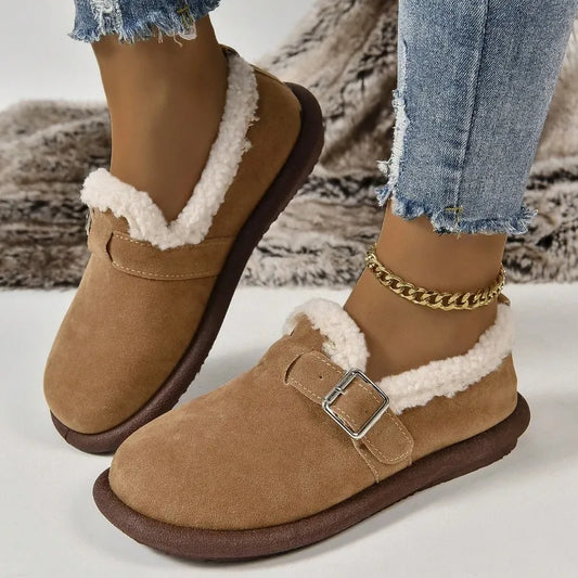 WOMEN'S PLUSH ROUND TOE SLIP-ON FLATS - BUY 2 Vip SHIPPING - LAST DAY 50% OFF