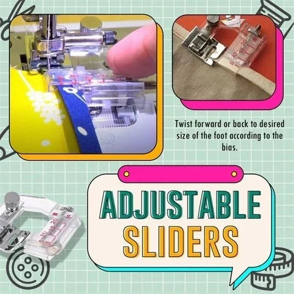 Adjustable Bias Tape Binding Foot - Hot Sale 50% Off