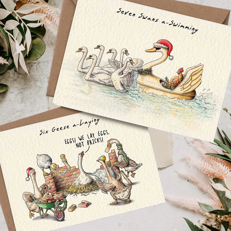 Audientce - Twelve Days Of Christmas Card Set - Hot Sale 50%