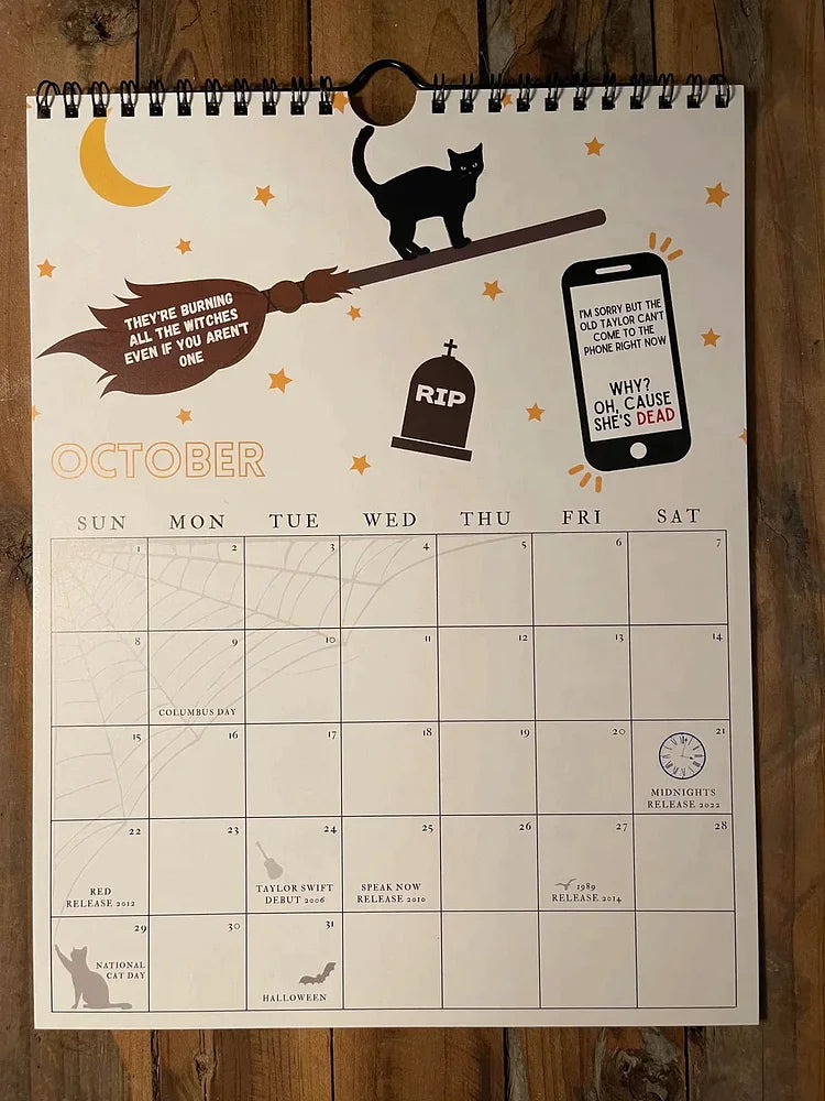 2024 TS LYRICS CALENDAR