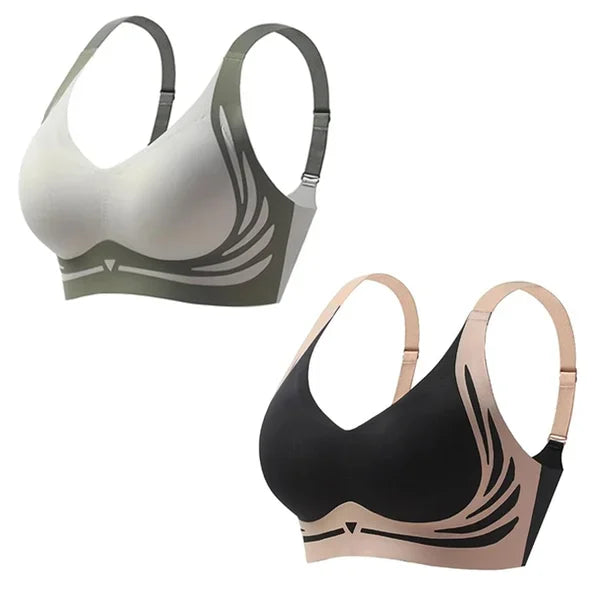 Super gather bra | Wireless Push-up Bra No more sagging breasts - Hot Sale 50% Off