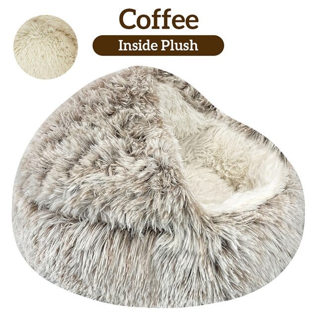 CozyNook Plush Fluffy Pet Round Bed - Hot Sale 70% OFF