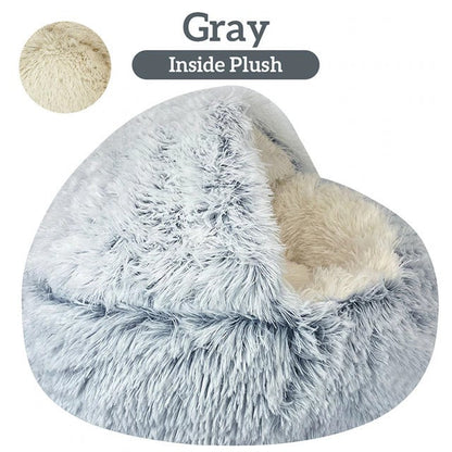 CozyNook Plush Fluffy Pet Round Bed - Hot Sale 70% OFF