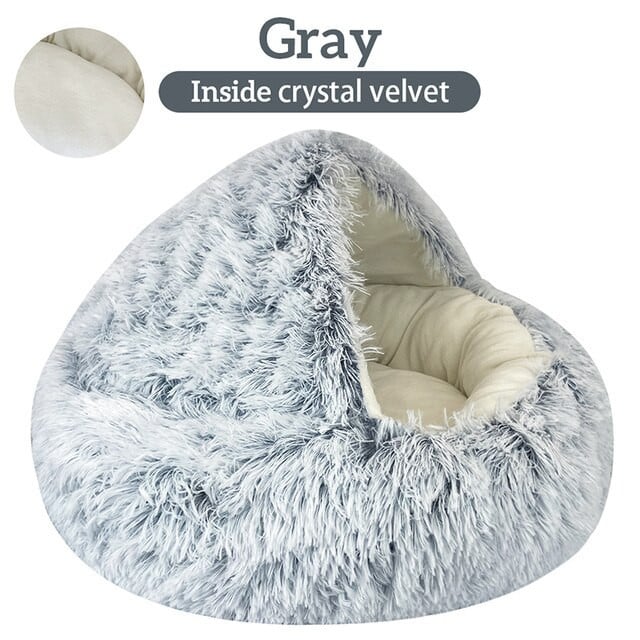 CozyNook Plush Fluffy Pet Round Bed - Hot Sale 70% OFF