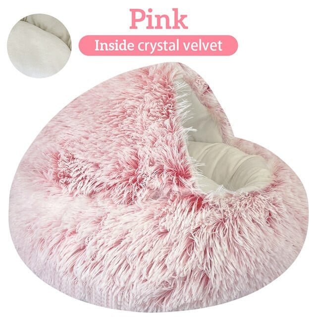 CozyNook Plush Fluffy Pet Round Bed - Hot Sale 70% OFF