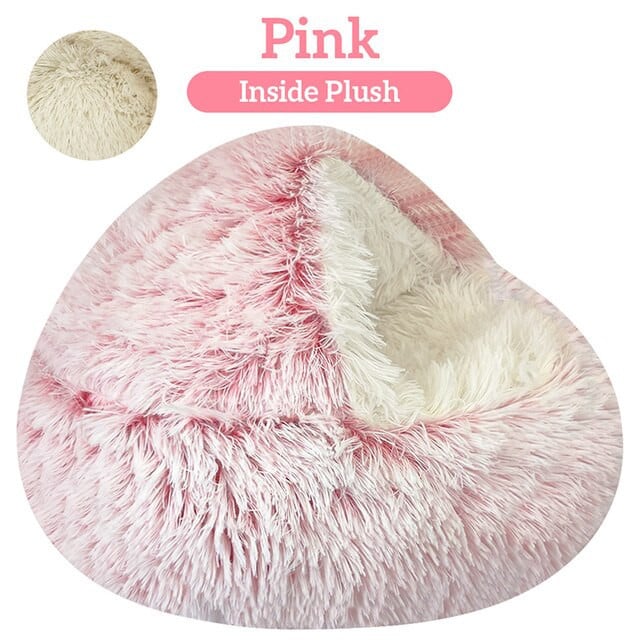 CozyNook Plush Fluffy Pet Round Bed - Hot Sale 70% OFF