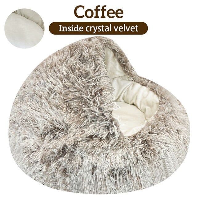 CozyNook Plush Fluffy Pet Round Bed - Hot Sale 70% OFF