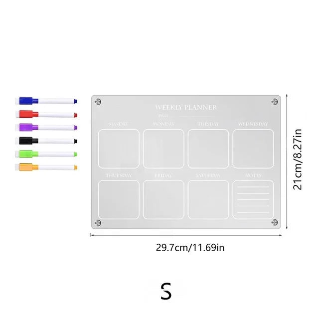 MemoMate – Magnetic Acrylic Calendar & Planner - Christmas Sale 60%