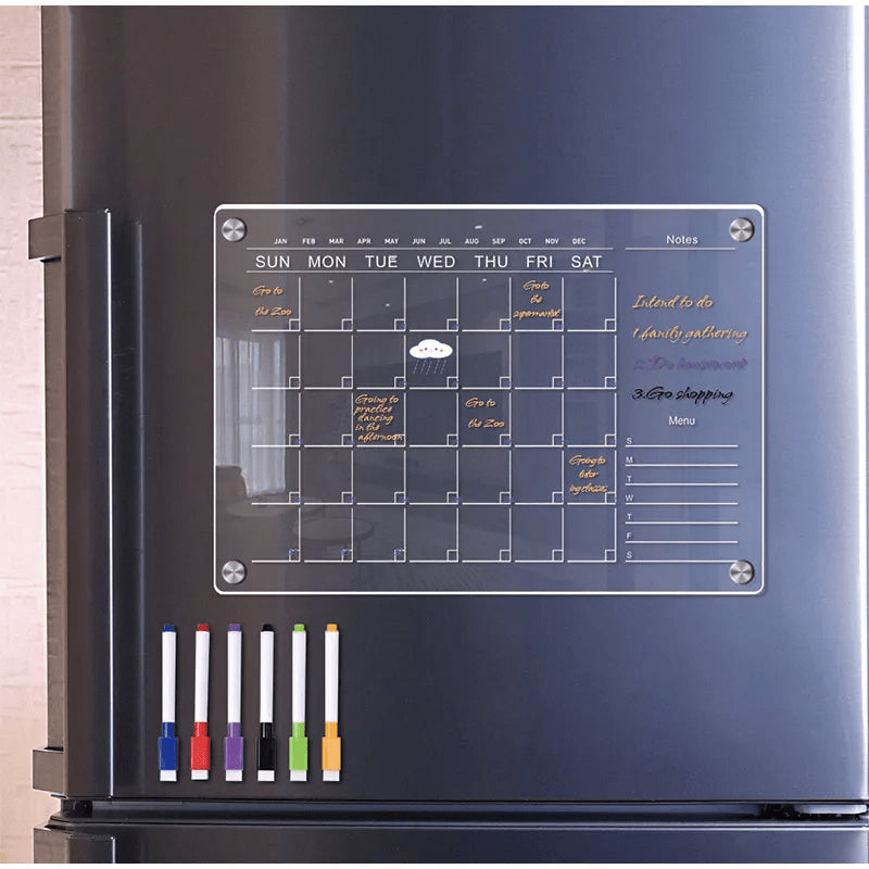 MemoMate – Magnetic Acrylic Calendar & Planner - Christmas Sale 60%