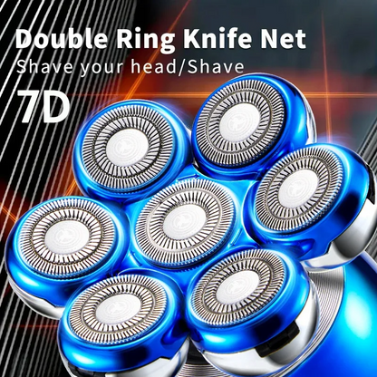 AirShave7 | 5 In 1 Wireless Head Shaver | Close, Comfortable Shave in Less than 2 Minutes