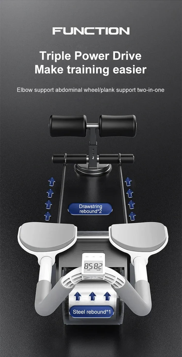 Elbow Support Rebound Abdominal Wheel - 2024 New Year Sale Off 50%