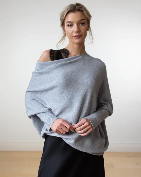 Asymmetric Draped Jumper (Buy 2 Vip Shipping)