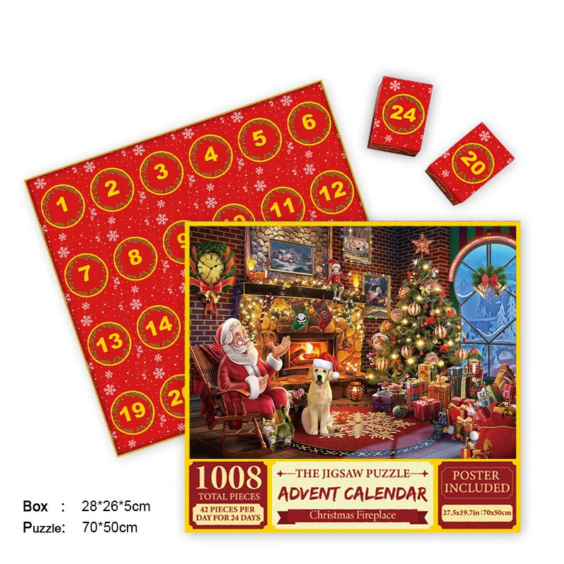 Christmas Advent Calendar Jigsaw Puzzle - Christmas Hot Sale