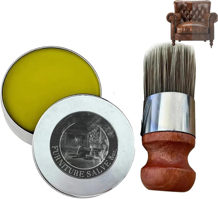 Wise Owl Furniture Salve & Brush - Hot Sale 50% Off