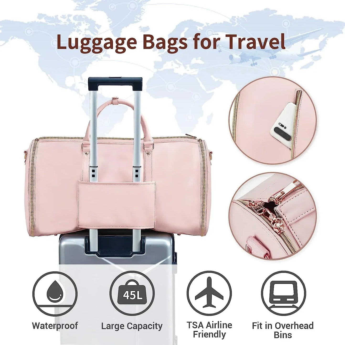 Traveluxe Foldable Travel Bag – Last Day Sale Off 60%