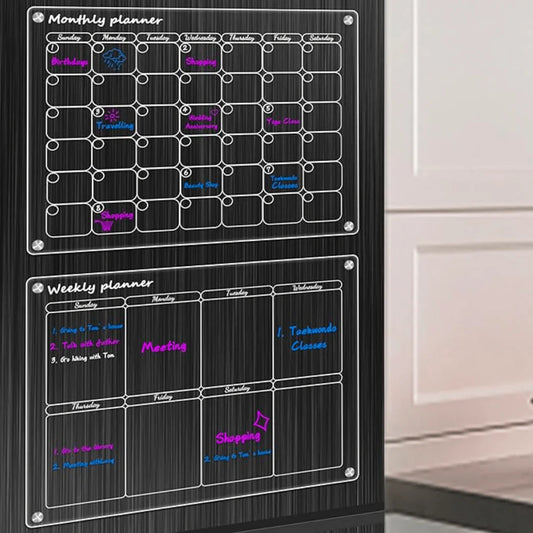 MemoMate – Magnetic Acrylic Calendar & Planner - Christmas Sale 60%