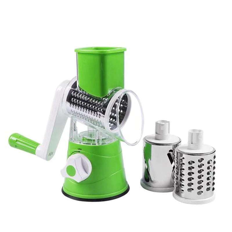 kitchen Artifact 3 in 1 Rotary Cheese Grater Vegetable Slicer