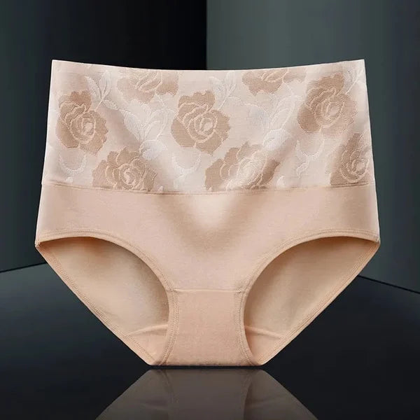 Cotton High Waist Abdominal Slimming Hygroscopic Antibacterial Panties - (Hot Sale 49% OFF)