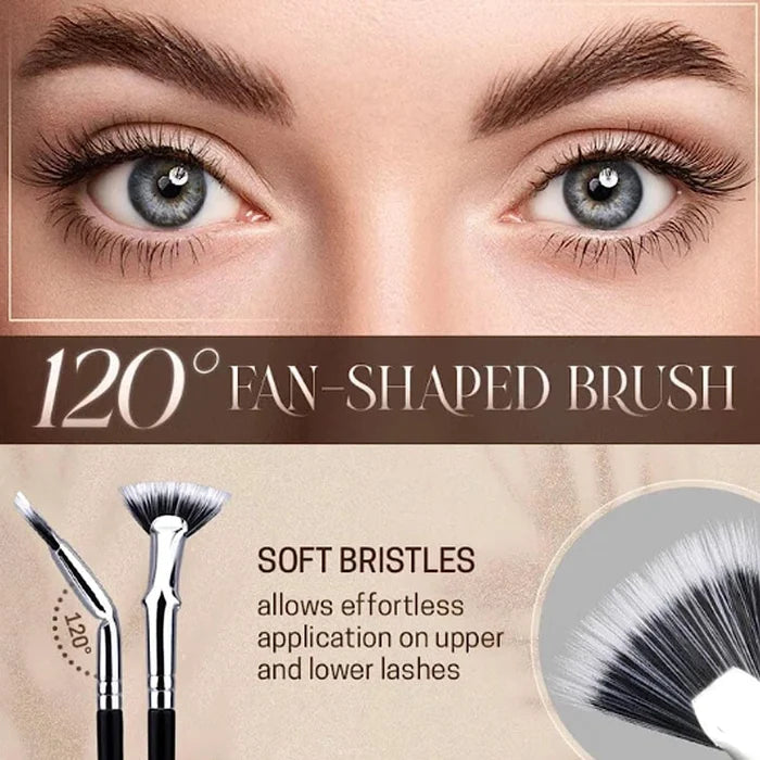 Folding Angle Scalloped Lash Brush - Hot Sale 49% OFF