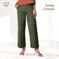 Twilluxe - Women's Stretch Twill Cropped Wide Leg Pants (2024 Edition)