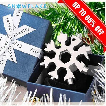 Snowflake - MultiTool 18-in-1 Stainless Steel Portable for Outdoor Adventure