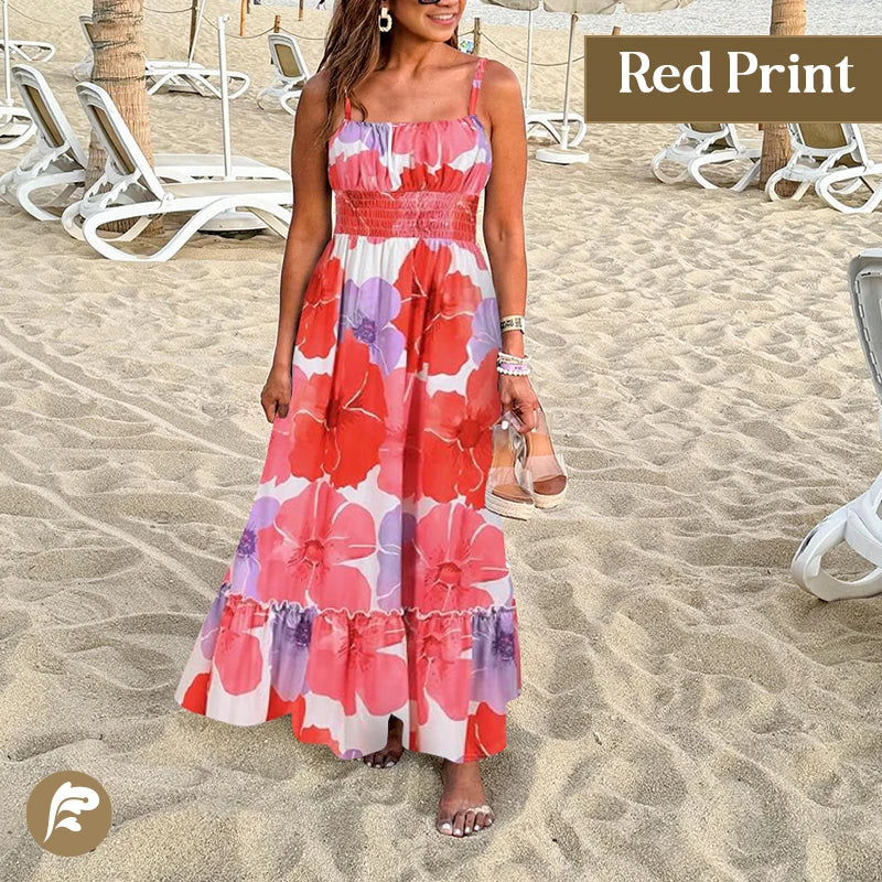 Floriesta - Floral Cami Maxi Dress - Hot Sale 50% Off