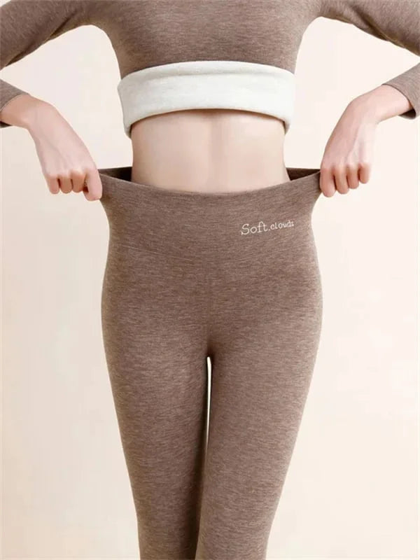 Acidella Leggings - Casual Warm Winter Solid Pants