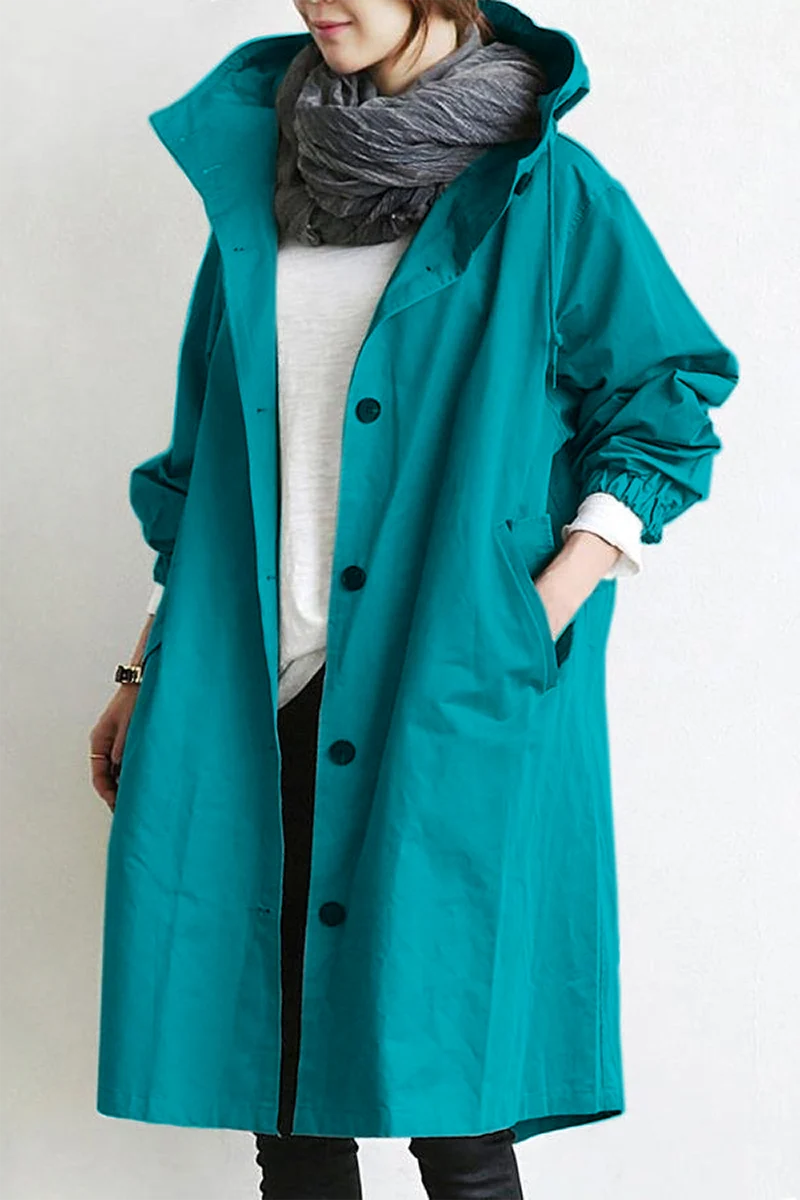 Classics Agave - Hooded Trench Coat - Last Day 49%OFF