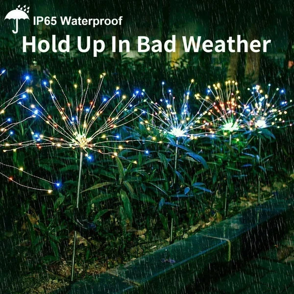 Intuitione - Waterproof Solar Garden Fireworks Lamp - LAST DAY 70% OFF