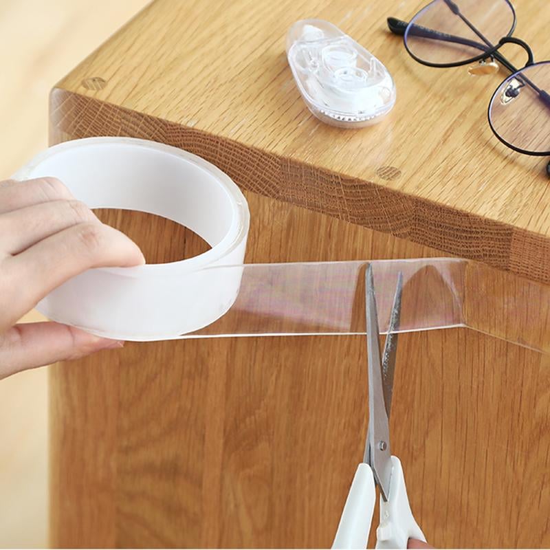 Transparent Magic Nano Tape Double Sided Grip Reusable Home Tape Traceless Glue