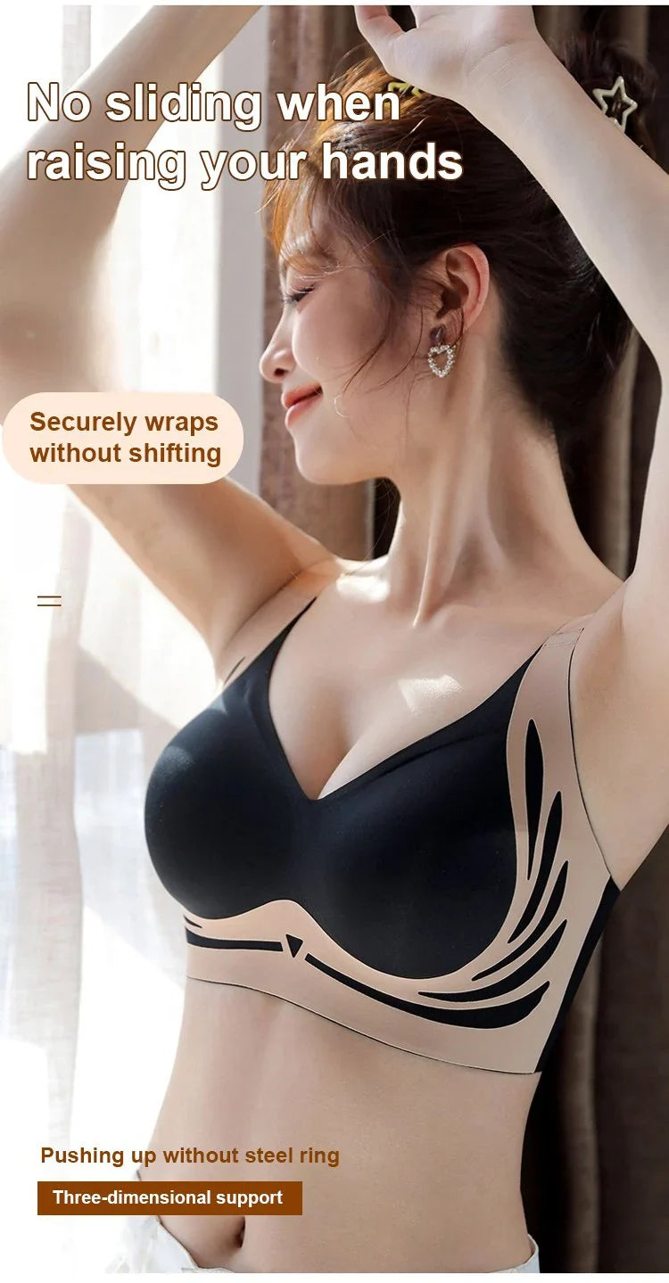 Super gather bra | Wireless Push-up Bra No more sagging breasts - Hot Sale 50% Off