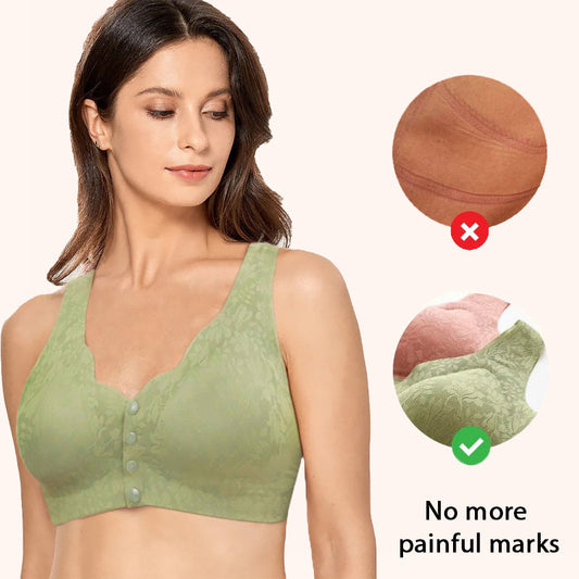 AiryLace - Zero Feel Lace Full Coverage Front Closure Bra – LAST DAY SALE 70% OFF