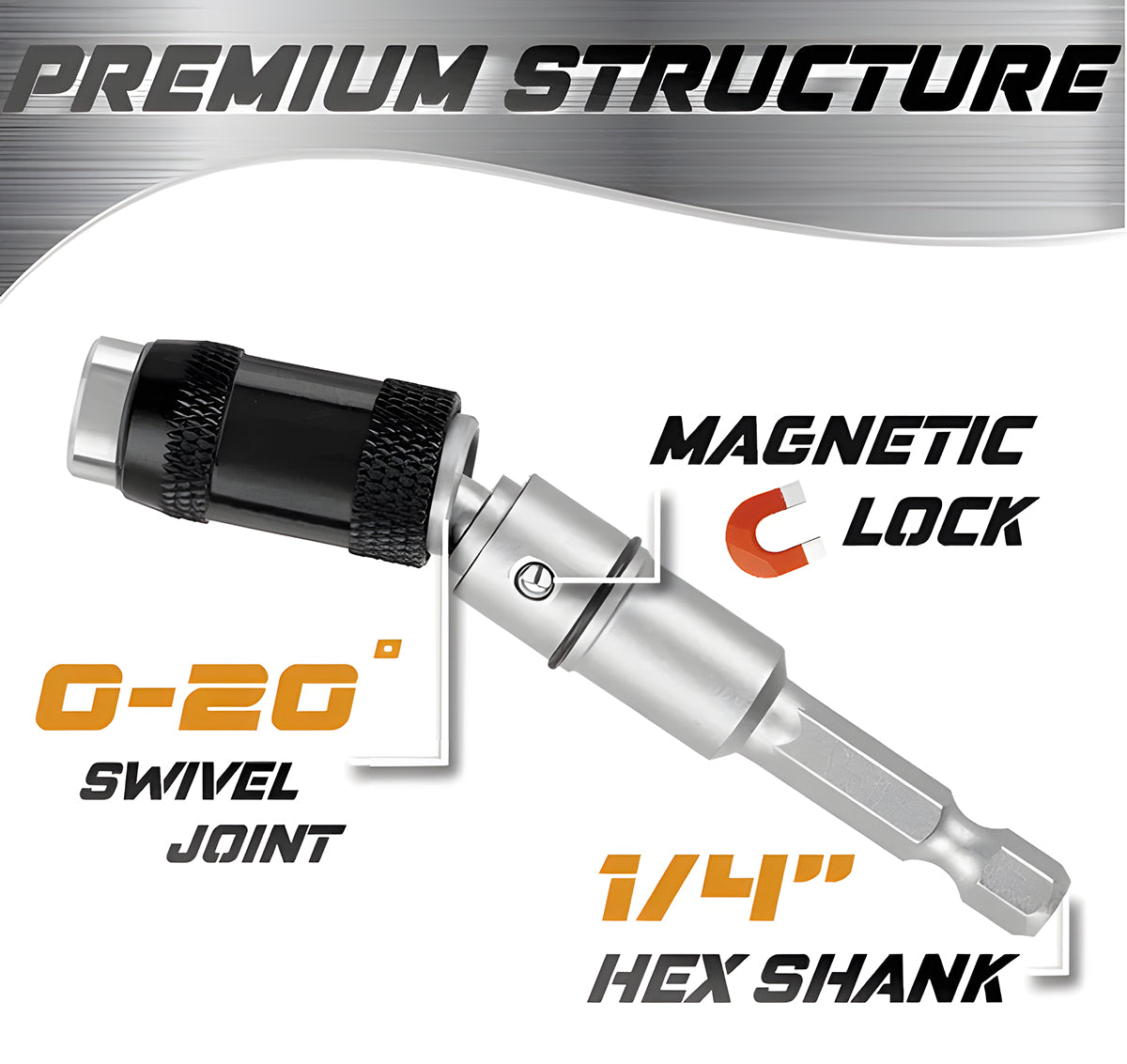 FlexDrive Tight Space Drill Bit Holder