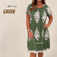 Glammercy - Geometric Pattern Multi Print Round Neck Dress