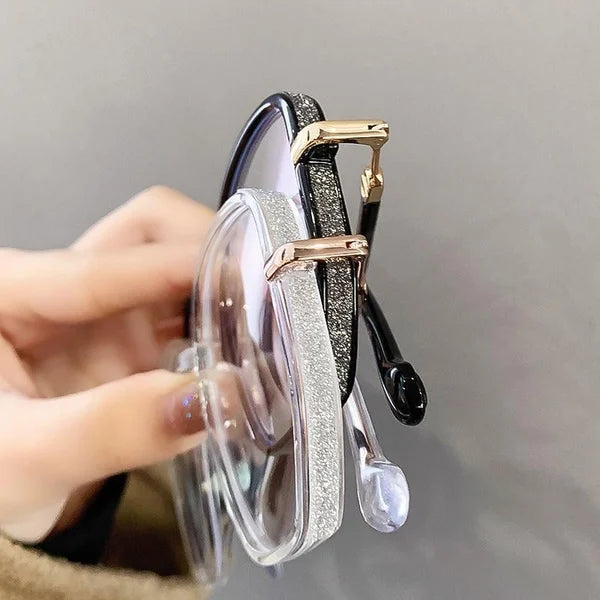 WOMEN'S PORTABLE FASHION ANTI-BLUE LIGHT READING GLASSES - 2024 New Year Sale Off 50%