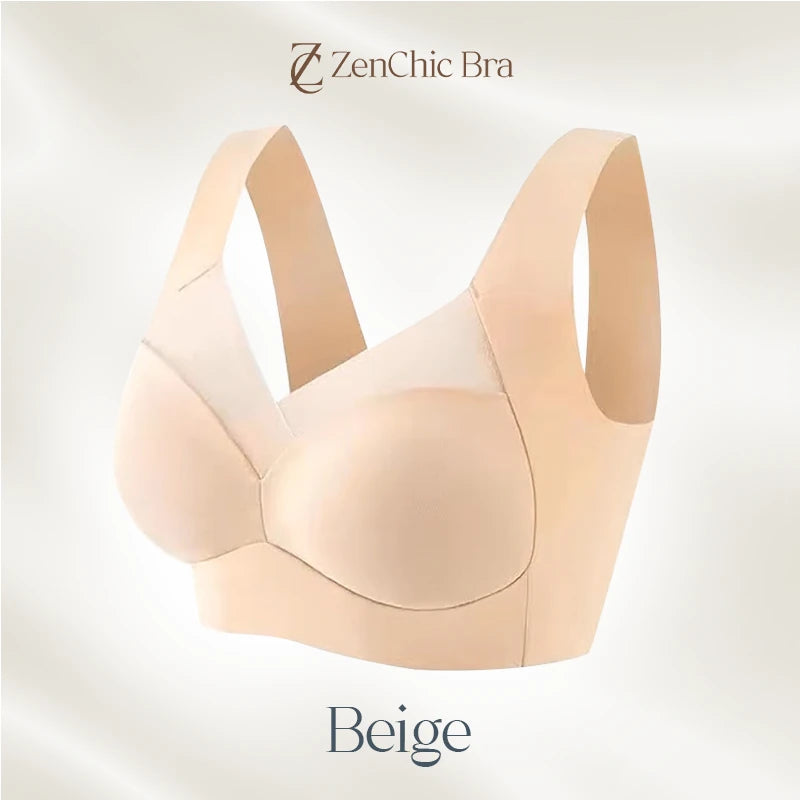 Lace anti-exposure seamless bra