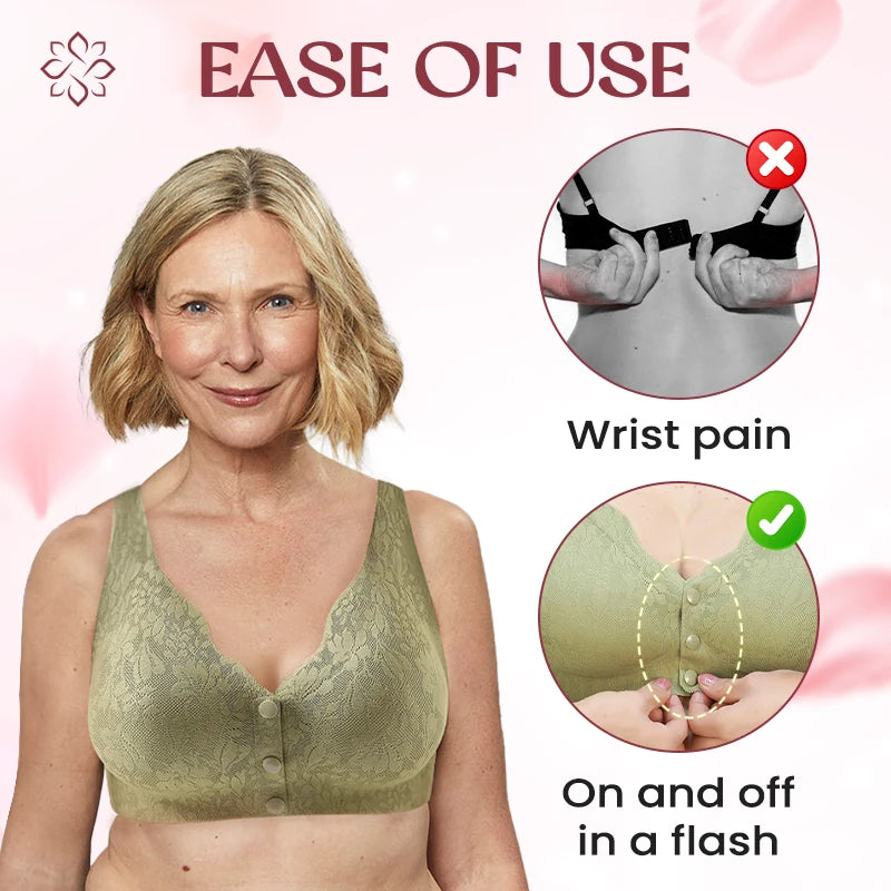 AiryLace – Zero Feel Lace Full Coverage Front Closure Bra – LAST DAY SALE 70% OFF