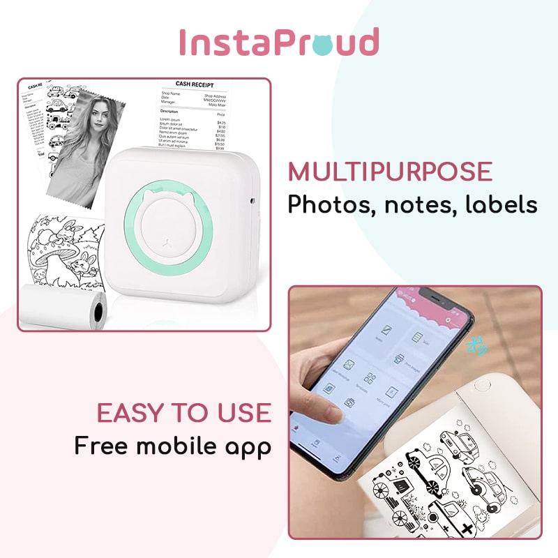 InstaProud - Portable Sticker Printer