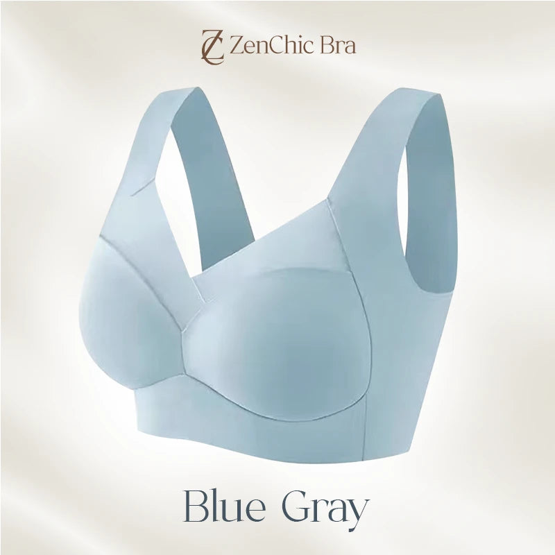 Lace anti-exposure seamless bra