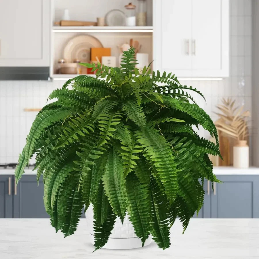 Resistant Lifelike Artificial Boston Fern – Hot Sale 50% Off