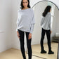 Asymmetric Draped Jumper (Buy 2 Vip Shipping)