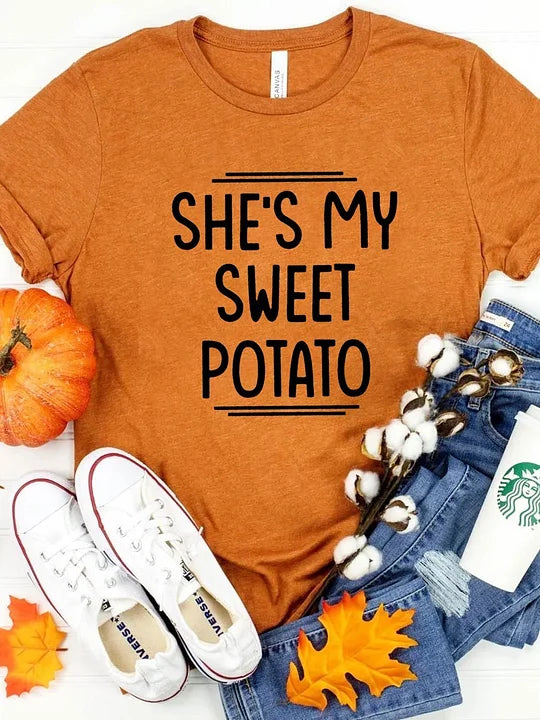 She's My Sweet Potato I Yam Matching T-shirts