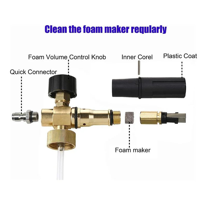 Water Spray Tool with 5 Pressure Washer Nozzle Tips