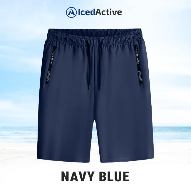 IcedActive - Unisex Ice Silk Quick Drying Stretch Shorts - Hot Sale 50% Off