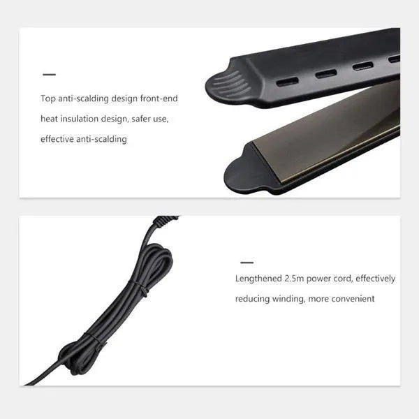 Professional Glider Ceramic Flat Iron Ultra-Thin Hair Straightener