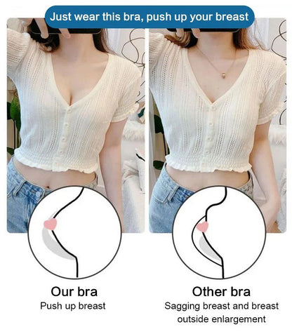 Lifting Anti-Sagging Wireless Push-up Bra