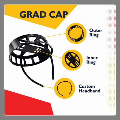 Graduation Cap Fixed Bracket