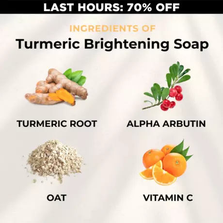 Turmeric Brightening Soap - Hot Sale 70% Off