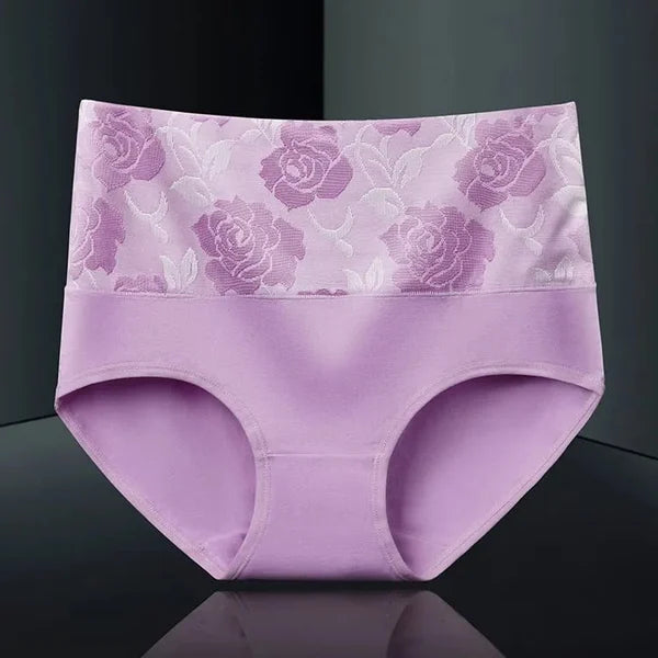 Cotton High Waist Abdominal Slimming Hygroscopic Antibacterial Panties - (Hot Sale 49% OFF)